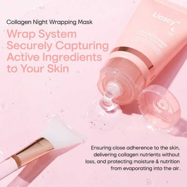 Liascy™ Collagen Night Wrapping Mask With Jelly Brush